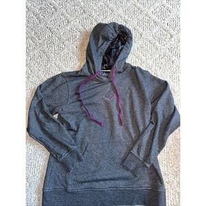 Womems BLACK ANTLER Hoodie Deer Hunting Size Medium- Dark Gray EUC